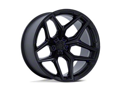 Fuel Wheels Flux Blackout Wheel; 17x9; -12mm Offset (18-24 Jeep Wrangler JL)