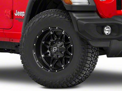 Fuel Wheels Hostage Matte Black Wheel; 17x9 (18-24 Jeep Wrangler JL)