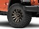 Fuel Wheels Blitz Matte Black Double Dark Tint Wheel; 17x9; -12mm Offset (07-18 Jeep Wrangler JK)