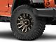 Fuel Wheels Blitz Matte Black Double Dark Tint Wheel; 17x9 (07-18 Jeep Wrangler JK)