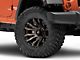 Fuel Wheels Blitz Matte Black Double Dark Tint Wheel; 18x9; 1mm Offset (07-18 Jeep Wrangler JK)