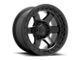 Fuel Wheels Block Matte Black Wheel; 18x9 (07-18 Jeep Wrangler JK)