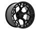 Fuel Wheels Charger Blackout Wheel; 20x10 (07-18 Jeep Wrangler JK)