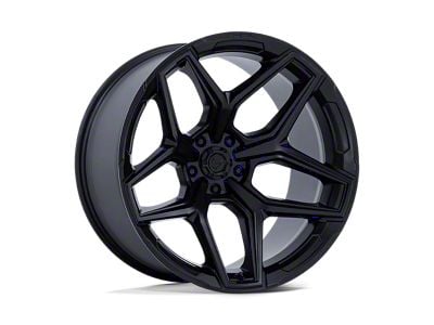 Fuel Wheels Flux Blackout Wheel; 17x9; -12mm Offset (07-18 Jeep Wrangler JK)