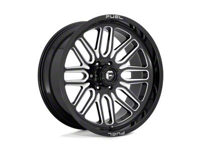 Fuel Wheels Ignite Gloss Black Milled Wheel; 20x10 (07-18 Jeep Wrangler JK)