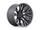 Fuel Wheels Rebar Matte Gunmetal Wheel; 22x12 (07-18 Jeep Wrangler JK)