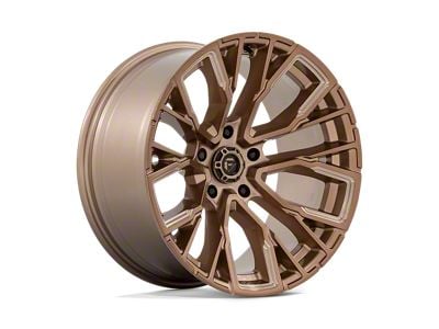 Fuel Wheels Rebar Platinum Bronze Milled Wheel; 20x10; -18mm Offset (07-18 Jeep Wrangler JK)