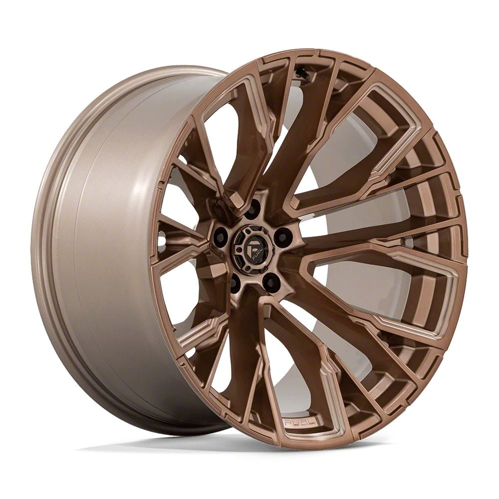 Fuel Wheels Jeep Wrangler Rebar Platinum Bronze Milled Wheel; 22x12 ...