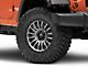 Fuel Wheels Rincon Matte Gunmetal with Black Ring Wheel; 20x10 (07-18 Jeep Wrangler JK)