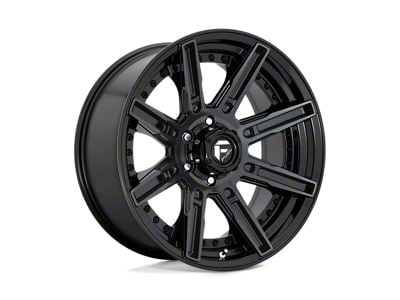 Fuel Wheels Rogue Gloss Machined Double Dark Tint Wheel; 20x10; -18mm Offset (07-18 Jeep Wrangler JK)