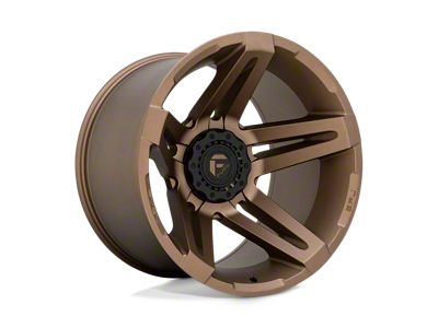 Fuel Wheels SFJ Matte Bronze Wheel; 22x14; -75mm Offset (07-18 Jeep Wrangler JK)