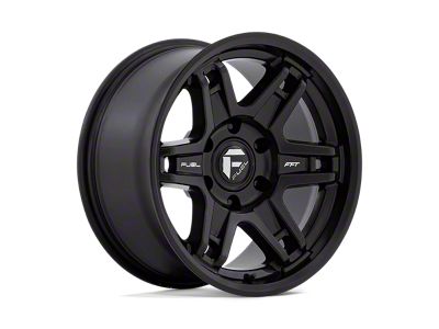 Fuel Wheels Slayer Matte Black Wheel; 17x9 (07-18 Jeep Wrangler JK)