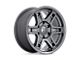 Fuel Wheels Slayer Matte Gunmetal Wheel; 17x8.5 (07-18 Jeep Wrangler JK)