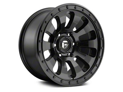 Fuel Wheels Tactic Matte Black Wheel; 20x9 (07-18 Jeep Wrangler JK)