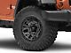 Fuel Wheels Traction Matte Gunmetal with Black Ring Wheel; 17x9 (07-18 Jeep Wrangler JK)