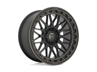 Fuel Wheels Trigger Matte Black Dark Tint Wheel; 17x9; -12mm Offset (07-18 Jeep Wrangler JK)