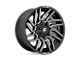 Fuel Wheels Typhoon Gloss Black Milled Wheel; 20x10 (07-18 Jeep Wrangler JK)