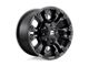 Fuel Wheels Vapor Matte Black Wheel; 17x10 (07-18 Jeep Wrangler JK)
