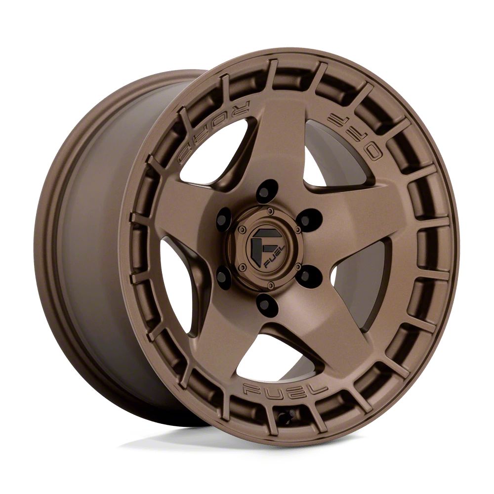 Fuel Wheels Jeep Wrangler Warp Matte Bronze Wheel; 17x9; -12mm Offset ...