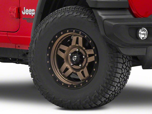 Fuel Wheels Anza Bronze Wheel; 17x8.5 (18-24 Jeep Wrangler JL)