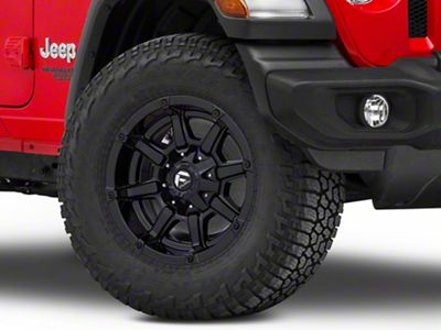 Fuel Wheels Coupler Gloss Black Wheel; 17x9 (18-24 Jeep Wrangler JL)