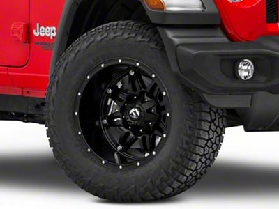 Fuel Wheels Hostage Matte Black Wheel; 18x12; -44mm Offset (18-24 Jeep Wrangler JL)