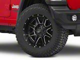 Fuel Wheels Maverick Matte Black Milled Wheel; 18x9; -12mm Offset (18-25 Jeep Wrangler JL)