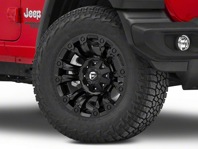 Fuel Wheels Vapor Matte Black Wheel; 18x9 (18-24 Jeep Wrangler JL)