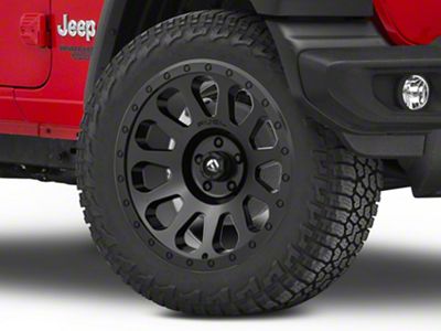 Fuel Wheels Vector Matte Black Wheel; 20x10; -18mm Offset (18-24 Jeep Wrangler JL)