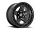 Fuel Wheels Warp Satin Black Wheel; 17x9; 1mm Offset (18-24 Jeep Wrangler JL)