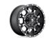 Fuel Wheels Krank Matte Black Milled Wheel; 17x9 (18-24 Jeep Wrangler JL)