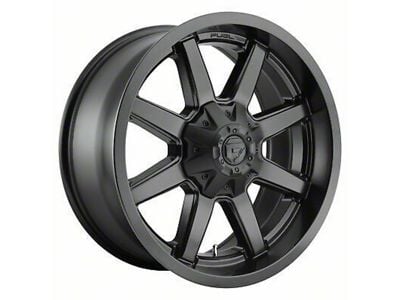 Fuel Wheels Maverick Satin Black Wheel; 22x12; -44mm Offset (18-24 Jeep Wrangler JL)