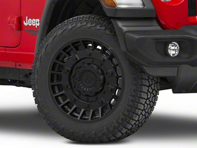 Fuel Wheels Militia Matte Black Wheel; 20x9 (18-24 Jeep Wrangler JL)