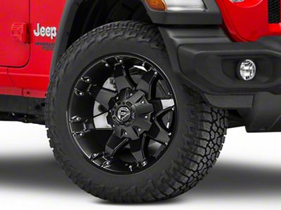 Fuel Wheels Octane Matte Black Wheel; 20x12; -44mm Offset (18-24 Jeep Wrangler JL)