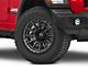 Fuel Wheels Piston Matte Gunmetal with Gloss Black Lip Wheel; 20x10 (18-24 Jeep Wrangler JL)