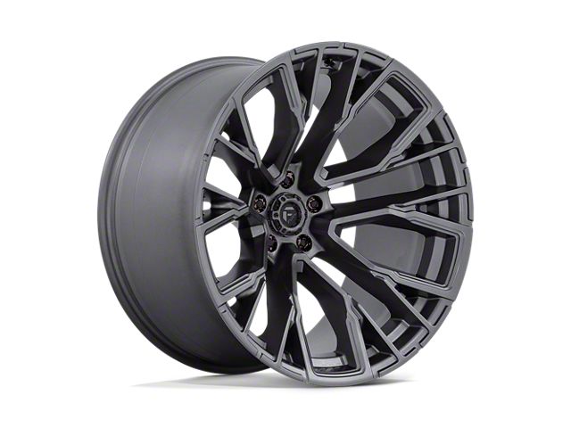 Fuel Wheels Rebar Matte Gunmetal Wheel; 22x12 (18-24 Jeep Wrangler JL)