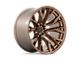 Fuel Wheels Rebar Platinum Bronze Milled Wheel; 22x12; -44mm Offset (18-24 Jeep Wrangler JL)