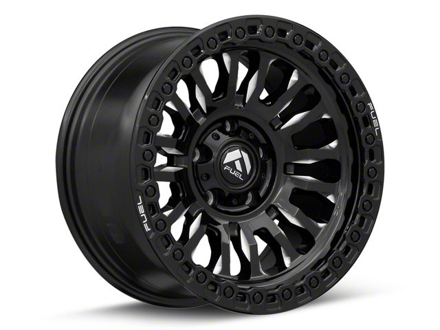 Fuel Wheels Rincon Gloss Black Milled Wheel; 18x9 (76-86 Jeep CJ7)