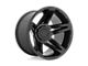 Fuel Wheels SFJ Matte Black Wheel; 22x14; -75mm Offset (18-24 Jeep Wrangler JL)