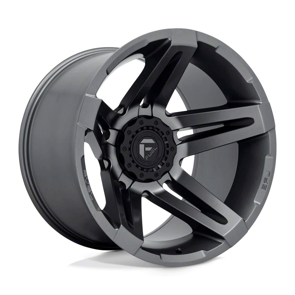 Fuel Wheels Jeep Wrangler SFJ Matte Gunmetal Wheel; 22x14; -75mm Offset ...