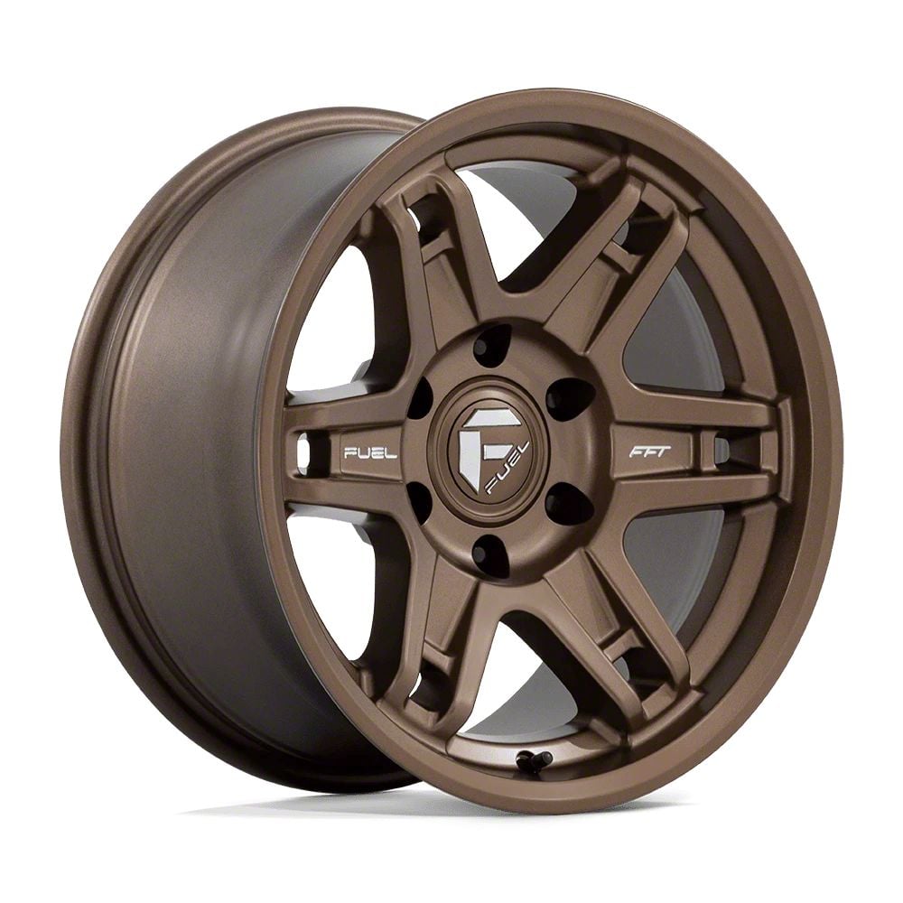 Fuel Wheels Jeep Wrangler Slayer Matte Bronze Wheel; 18x8.5; -15mm ...