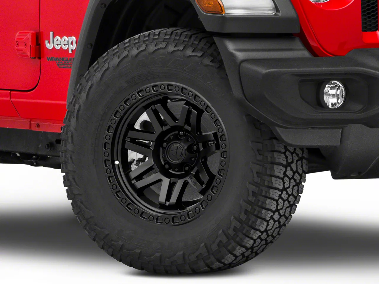 Fuel Wheels Syndicate Blackout Wheel; 17x9; -12mm Offset (18-24 Jeep  Wrangler JL)