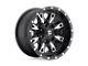 Fuel Wheels Throttle Matte Black Milled Wheel; 17x9 (18-24 Jeep Wrangler JL)