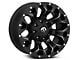 Fuel Wheels Assault Satin Black Milled Wheel; 22x12 (87-95 Jeep Wrangler YJ)