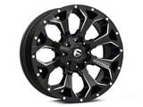 Fuel Wheels Assault Gloss Black Milled Wheel; 17x9; 1mm Offset (87-95 Jeep Wrangler YJ)