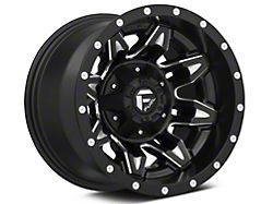 Fuel Wheels Lethal Matte Black Milled Wheel; 15x10; -43mm Offset (87-95 Jeep Wrangler YJ)