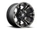 Fuel Wheels Vapor Matte Black Double Dark Tint Wheel; 18x9 (97-06 Jeep Wrangler TJ)