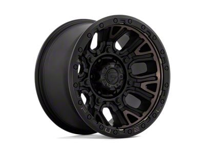 Fuel Wheels Traction Matte Black with Double Dark Tint Wheel; 20x9; 1mm Offset (18-24 Jeep Wrangler JL)