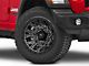 Fuel Wheels Traction Matte Gunmetal with Black Ring Wheel; 20x10; -18mm Offset (18-24 Jeep Wrangler JL)