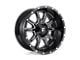 Fuel Wheels Vandal Gloss Black Milled Wheel; 20x10; -18mm Offset (76-86 Jeep CJ7)